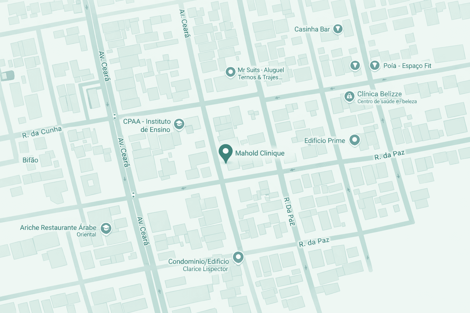 Mapa do local Mahold Clinique